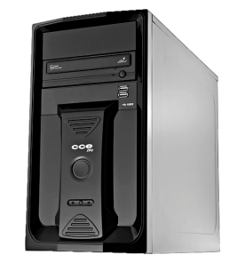 Computador Desktop CCE CD250L - Intel Celeron Dual Core E3400 - RAM 2GB - HD 500GB - Gravador de DVD - Linux