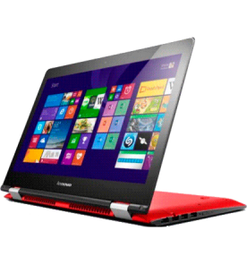 Notebook 2 em 1 Lenovo Yoga 500 14IBD-80NE000ABR - Intel Core i5-5200U - RAM 4GB - HD 1TB - Tela 14" - Windows 10 - Vermelho