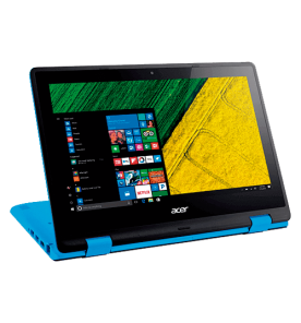 Notebook Acer Conversível Azul R3-131T-P7PY - Intel Pentium N3710 - 4GB RAM - HD 500GB - Tela 11.6" - Windows 10 - Touchscreen