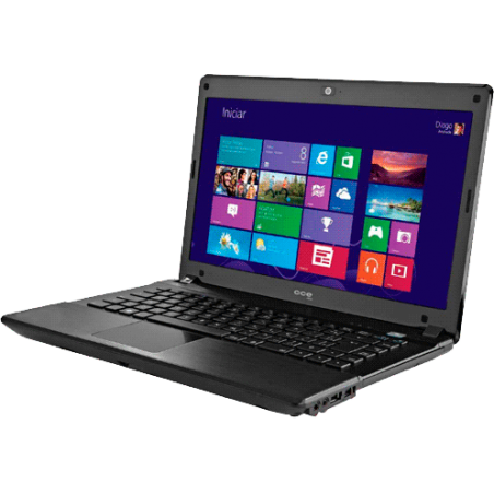 Notebook CCE X745 - Intel Core i7-3612QM - RAM 4GB - HD 500GB - LED 14" - Windows 8