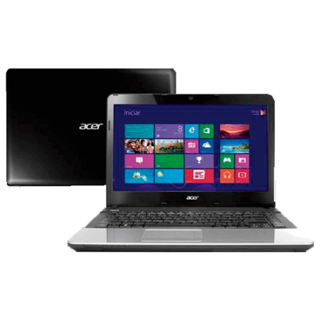 Notebook Acer E1-471-6404 Intel Core i3-2348M - RAM 2GB - HD 500GB - LED 14" - Windows 8