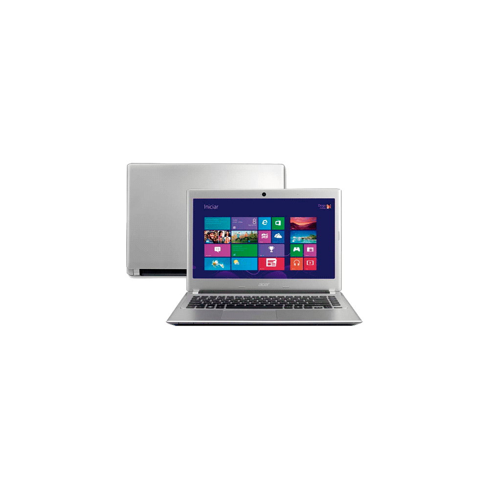 Notebook Acer V5-471-6620 - Intel Core I3-2375M - RAM 4GB - HD 500GB - 14'' - Windows 8