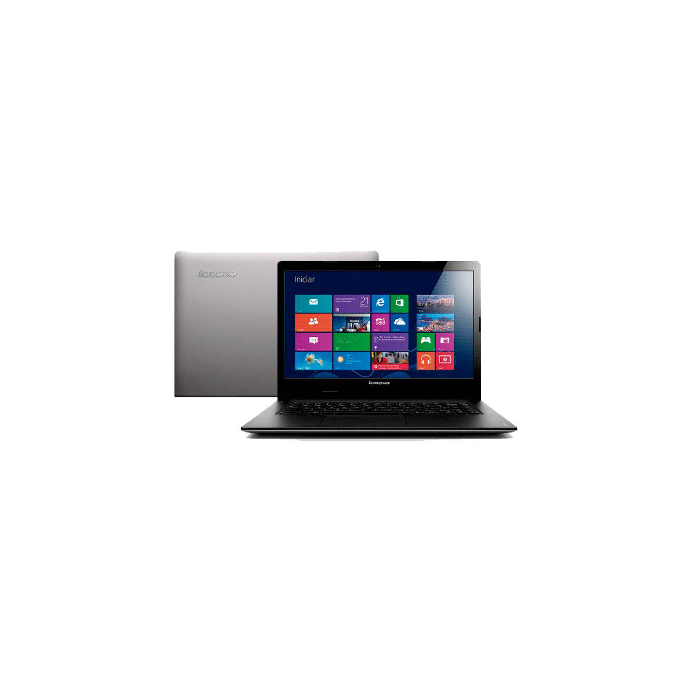 Ultrabook Lenovo S400-631263P Prata - Intel Core i5-3317U - HD 500GB - SSD 32GB - RAM 4GB - LED 14" - Windows 8