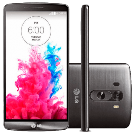 Smartphone LG G3 D855 Titanium - 4G LTE - 16GB - Wi-Fi - Quad Core - 5.5" - 13MP - Android 4.4 KitKat - Desbloqueado