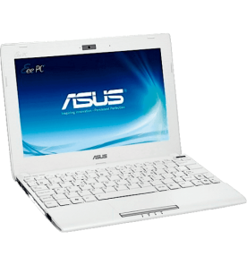 Netbook Asus 1025C-WHI084S - Intel Atom Dual Core N2600 - RAM 2GB - HD 320GB - LED de 10.1'' - Branco - Windows 7 Starter