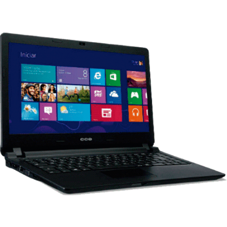 Notebook CCE Ultrafino N325 - Intel Core i3-3217U - HD 500GB - RAM 2GB - LED 14" - Windows 8