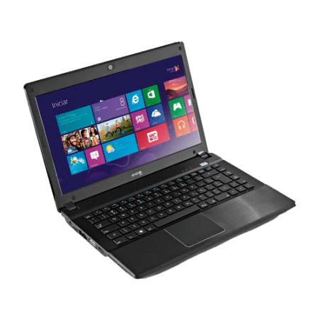 Notebook CCE Ultra Thin U45W - HD 500GB - RAM 4GB - Intel Celeron 847 - LED 14" - Windows 8