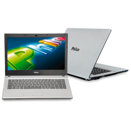 Notebook Philco 14I-S743LM - AMD Dual Core - RAM 4GB - HD 320GB - Prata - Linux