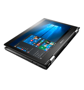 Notebook Lenovo Yoga 500-14IBD-80NE0008BR - Intel Core i5-5200U - RAM 4GB - HD 1TB - Tela LED 14" - Windows 10 - Preto