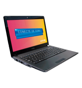 Notebook CCE Win SCL - Preto - Intel Celeron - RAM 2GB - HD 320GB - Tela 14" - Unix