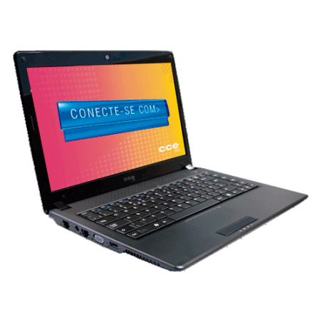 Notebook CCE Win SCL - Preto - Intel Celeron - RAM 2GB - HD 320GB - Tela 14" - Unix