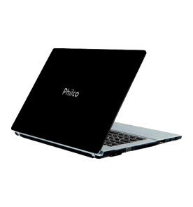 Notebook Philco 14G-P744LM Processador AMD -  RAM 4GB - HD 320GB - Preto - 14" - Linux