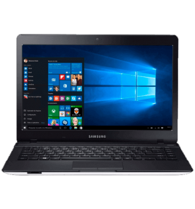 Notebook Samsung Essentials E32 NP370E4K-KW4BR - Intel Core i3-5005U - RAM 4GB - HD 1TB - Tela 14" - Windows 10