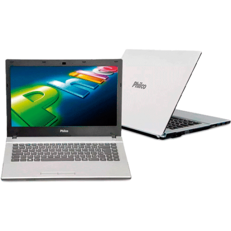 Notebook Philco 14G2-B124WS - Dual Core - RAM 2GB - HD 500GB - Tela 14" - Branco - Windows 7 Starter