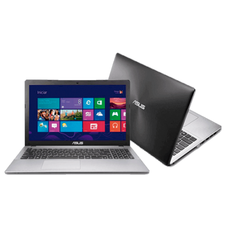 Notebook Asus X550CA-BRA-XX500H - Intel Core i3-2365M - RAM 2GB - HD 500GB - LED de 15.6'' - Windows 8
