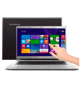 Notebook Lenovo S400-80A10000BR - Intel Core i3-3217U - HD 500GB - RAM 4GB - LED 14" Touchscreen - Windows 8