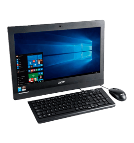 Computador Acer AZ1100-BR20S All in One - LCD 20.1'' AMD E-350 - Ram 2GB - HD 500GB - Windows 7 Home Basic