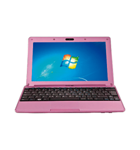 Netbook CCE Winbook NR23S Rosa - Intel Atom N435 - RAM 2GB - HD 320GB - LED 10.1" - Windows 7 Starter