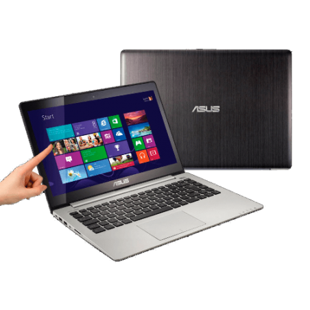Ultrabook Vivobook Asus S400CA-CA077H - Intel Core i5-3317U - HD 500GB - RAM 4GB - LED de 14'' Touchscreen - Windows 8