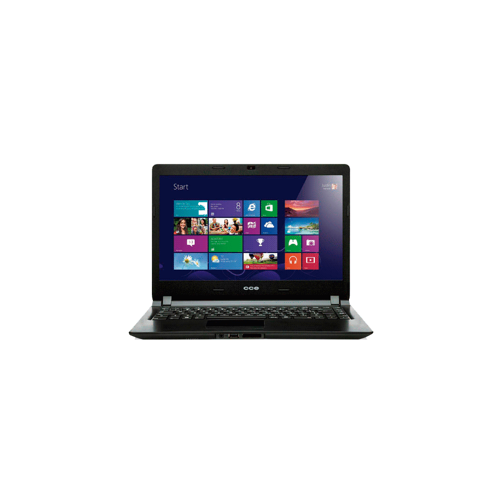 Notebook CCE Ultrafino N341 Preto - Intel Core i3-3217U - HD 1TB - RAM 4GB - LED 14" - Windows 8