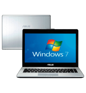 Notebook Asus N46VM-V3080Q - RAM 8GB - HD 750GB - Intel Core i7-3610QM - LED 14"  - Windows 7 Home Basic