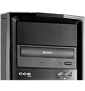 Computador CCE CD220S - Celeron Dual Core E3400 - RAM 2GB - HD 200GB - Windows 7 Starter 