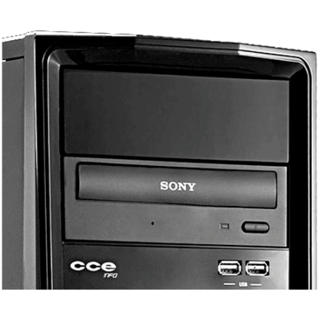 Computador CCE CD220S - Celeron Dual Core E3400 - RAM 2GB - HD 200GB - Windows 7 Starter 