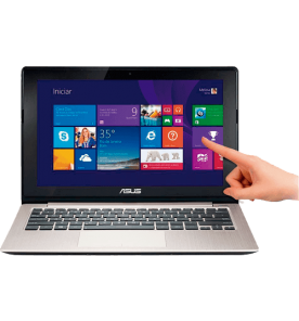 Notebook Asus Vivobook S200E-CT251H - Intel Core i3-2365M - RAM 2GB - HD 500GB - Tela LED de 11.6'' - Touchscreen - Windows 8