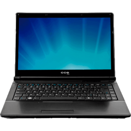 Notebook CCE Onix 545LE+ - Intel Core i5-2410M - RAM 4GB - HD 500GB - LED 14" - Linux - Preto