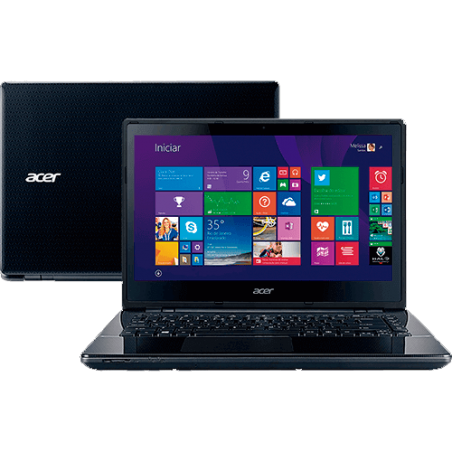 Notebook Acer E5-471-34W1 - Intel Core i3-5005U - RAM 4GB - HD 500GB - Tela LED 14" - Windows 8.1