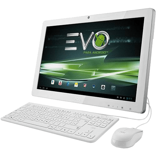 Computador All in One AOC A2272PWHTN - Branco - Dual-Core 