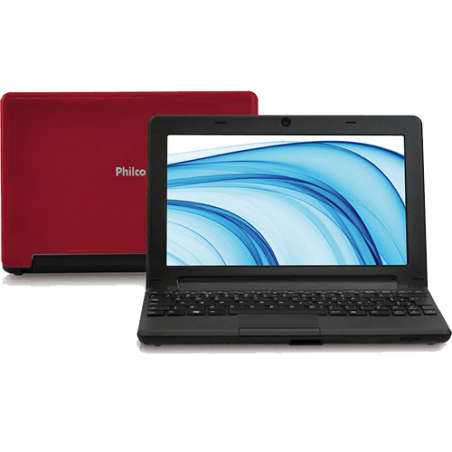 Netbook Philco 10D-V123LM - Vermelho - Intel Atom N2600 - RAM 2GB - HD 320GB - Tela 10" - Linux
