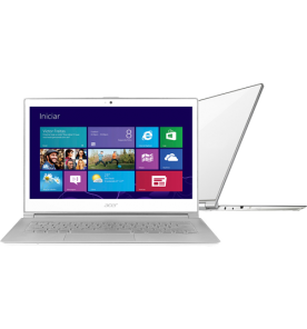 Notebook Acer Aspire S7-391-9604 - Branco - Intel Core i7-3517U - RAM 4GB - SSD 128GB - Tela 13.3" - Windows 8