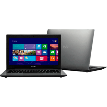 Notebook CCE Ultra Thin S23-5 - Intel Celeron 847 - HD 500GB - RAM 2GB - LED 13.3" - Windows 8