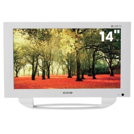 TV CCE LW144 - Branca - LED 14" - Conversor Digital