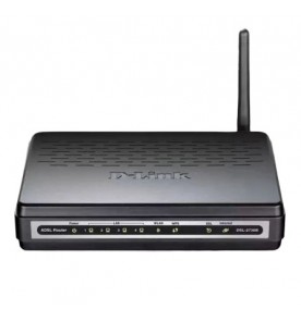 Roteador D-Link Wireless ADSL2+ Router DSL-2730B Integrado