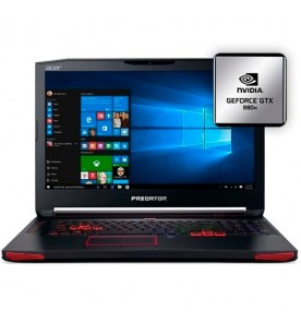 Notebook Gamer Acer Predator G9-792-71E1 - i7-6700HQ - GeForce GTX 980M - RAM 16GB - HD 2TB - Tela 17.3" - Windows 10