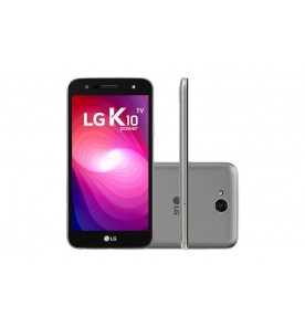 Smartphone LG K10 Power - Titânio - 32GB - RAM 2GB - Octa Core - 4G - 13MP - Tela 5.5" - Android 7