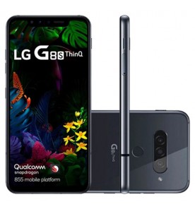 Smartphone LG G8S ThinQ - Preto - 128GB - RAM 6GB - Octa Core - 4G - 13MP - Tela 6.2" - Android 9