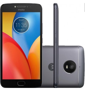 Smartphone Motorola Moto E4 Plus - Titanium - 16GB - Dual Chip - 13MP - Tela 5.5" - Android 7