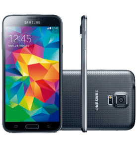 Smartphone Samsung Galaxy S5 Preto - 4G - RAM 2GB - 16GB - 16MP