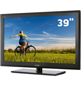 TV LCD 39" Full HD CCE C390 - Entradas USB e 2x HDMI - Conversor Digital - Preta