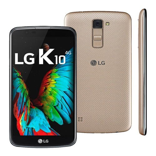 Smartphone LG K10 TV - Dourado - 16GB - RAM 1GB - Octa Core - 4G - 