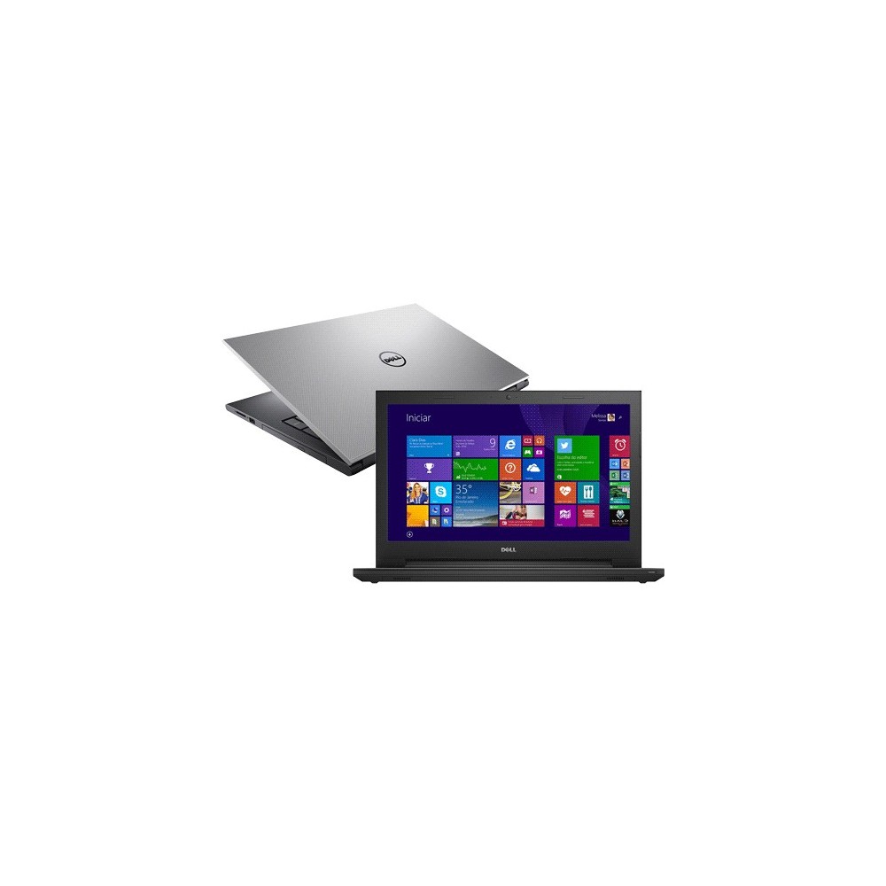 Notebook Dell Inspiron i15-3543-A30 - Prata - Intel Core i5-5200U