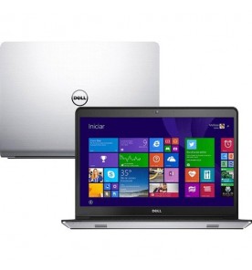 Notebook Dell Inspiron i14-5448-B10 - Prata - Intel Core i5-5200U - RAM 4GB - HD 1TB - Tela 14" - Windows 8.1