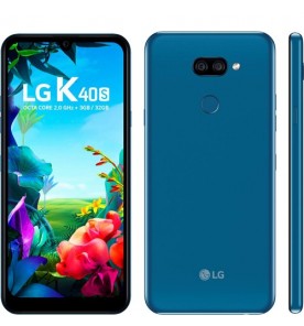 Smartphone LG K40S - Azul - 32GB - RAM 3GB - Octa Core - 4G - 13MP - Tela 6.1" - Android 9