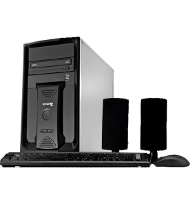 Computador Desktop CCE A225L - RAM 2GB - HD 250GB - Intel Atom - Gravador de DVD - Linux