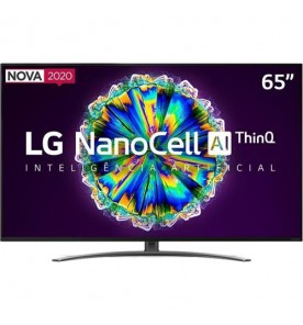 Smart TV LG NanoCell 65" 65NANO86SNA - Ultra HD 4K - HDMI - USB - Wi-Fi - Inteligência Artificial - Conversor Digital