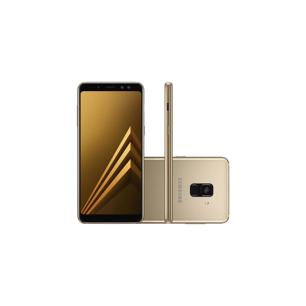 Smartphone Samsung Galaxy A8+ - Dourado - 64GB - RAM 4GB - Octa