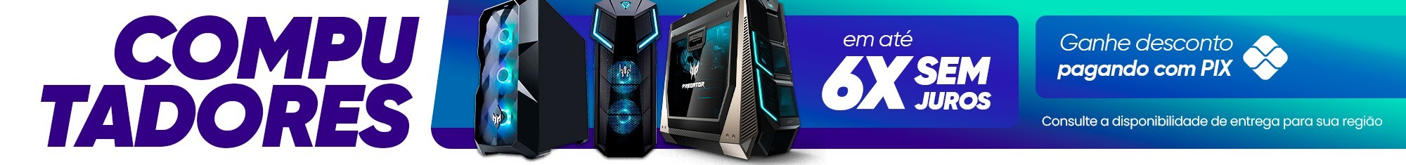 Computador: Desktop, Gamer e All in One em oferta
